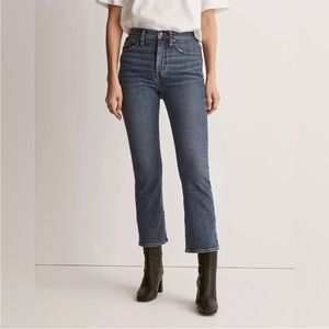 Madewell Cali Demi Boot Jeans in Glenside wash